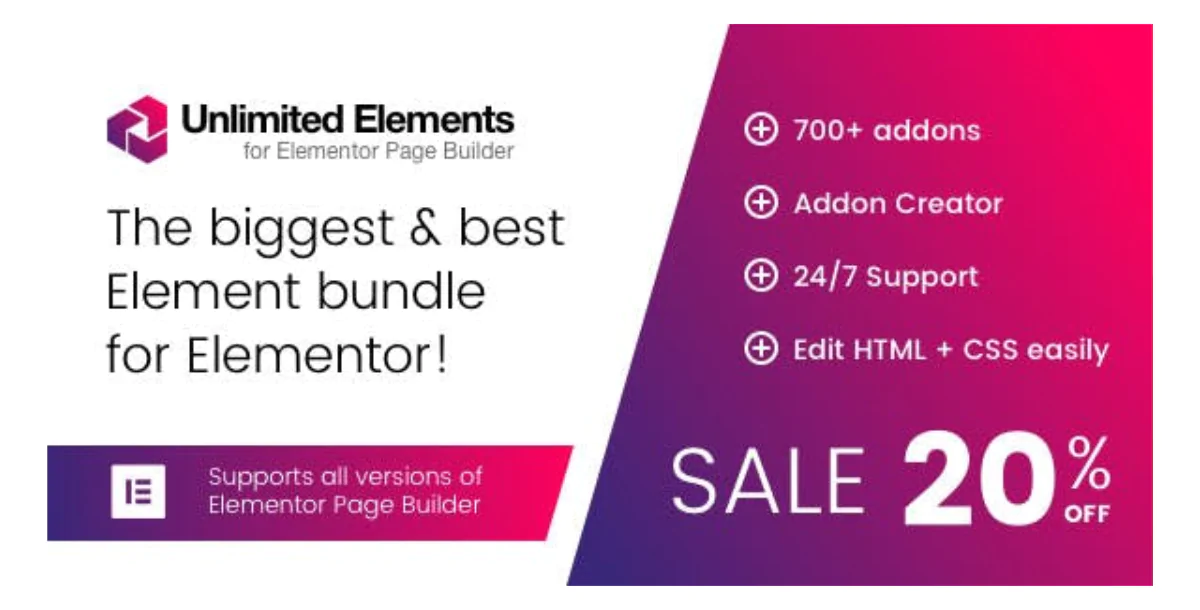 Unlimited Elements for Elementor Page Builder