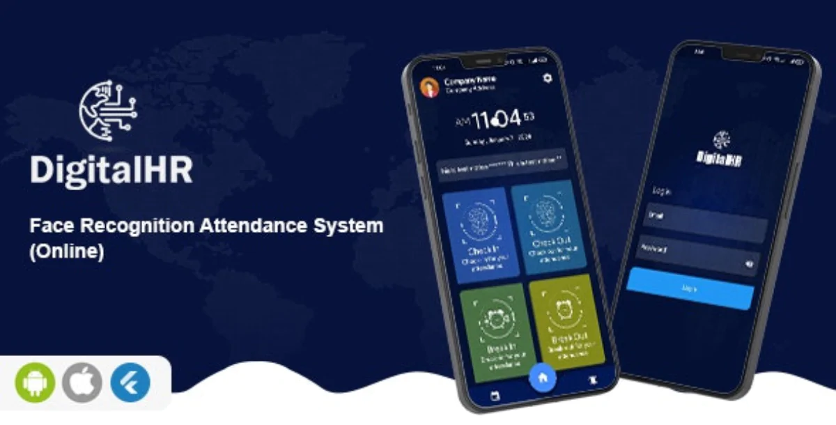 DigitalHR- Face Recognition Attendance System(Online)